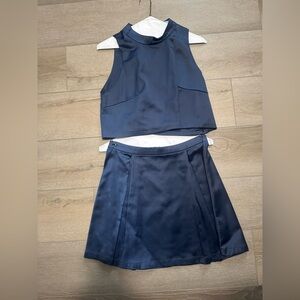 Tobi Navy Blue Kids Dress Set